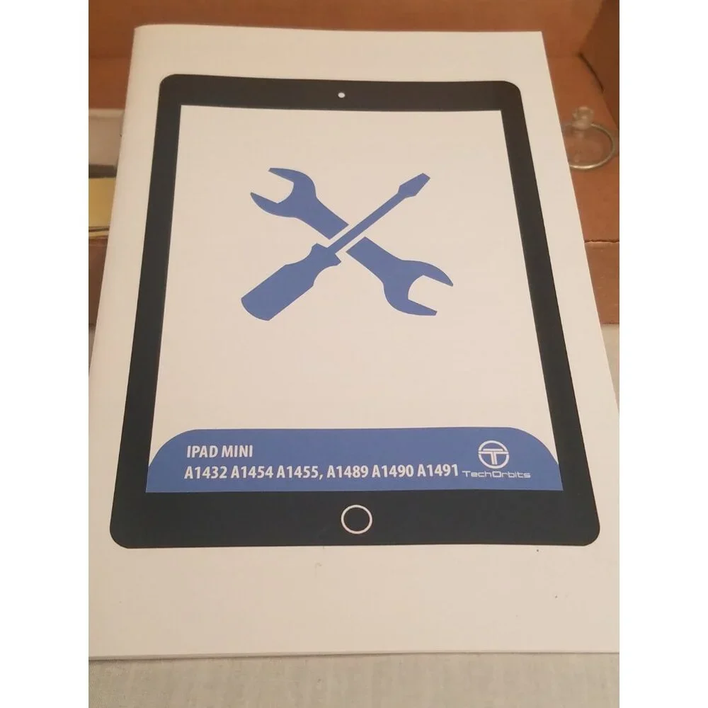Tech Orbits iPad Mini Clear Screen Protector Kit Tools Directions